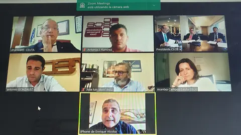 Videoconferencia con  la CEOE