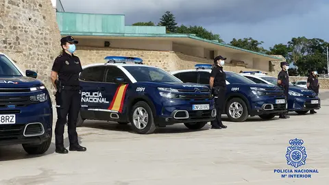 Nuevos coches de la Polic&iacute;a Nacional en Ceuta