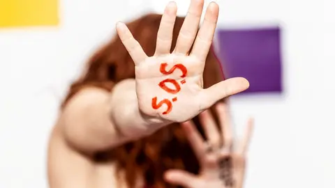 valentina ccoo Segundo premio S.O.S. CONTRA LA VIOLENCIA