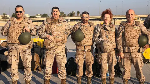 Militares desplegados en Irak