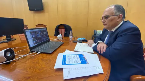 Alberto Gait&aacute;n en su primer Consejo Interterritorial de Sanidad