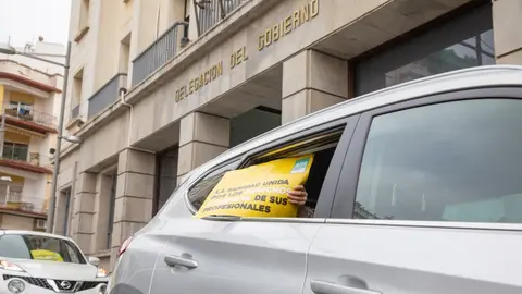 sindicato medico protesta coche feb2021