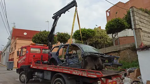 Coche retirado