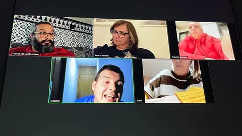 Videoconferencia Foto cedida por PSOE