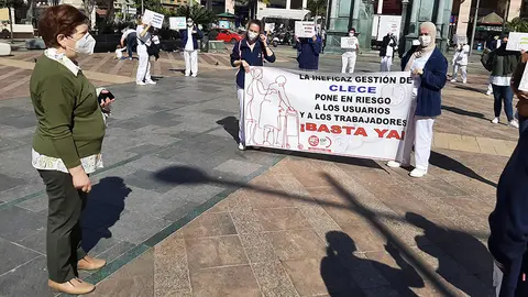 La delegada del Gobierno ha recibido a las trabajadoras de CLECE