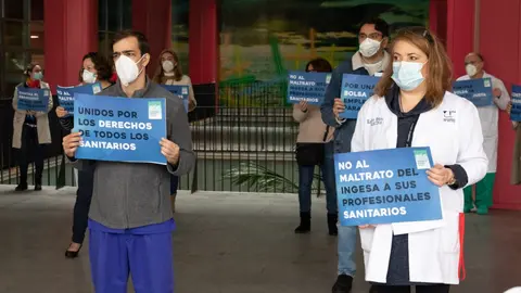 Protesta del Sindicato M&eacute;dico.