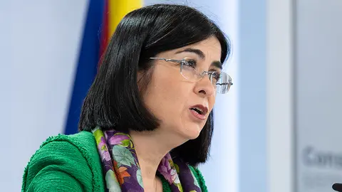 La ministra de Sanidad, Carolina Darias