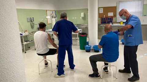 Vacunaci&oacute;n en el centro penitenciario