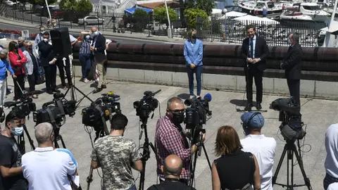 Casado atiende los medios nacionales