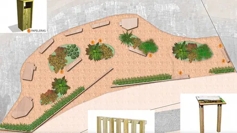Plano del proyecto de mirador para Benz&uacute;