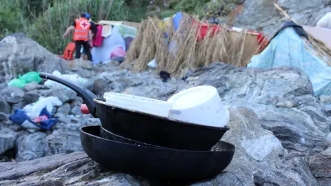 campamento inmigrantess
