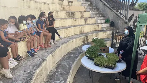 Taller de jardiner&iacute;a del Proyecto ICI