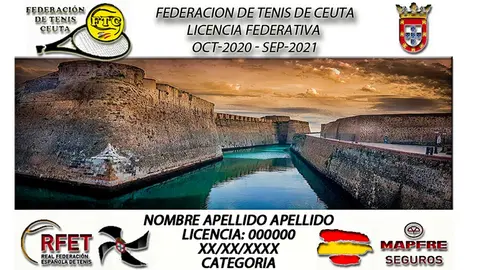 tenis licencia federativa