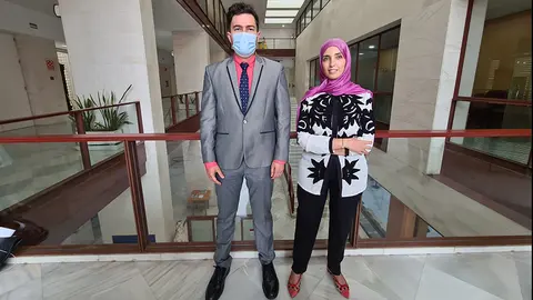 Mebroud y Hamed comparecen tras la sesi&oacute;n plenaria