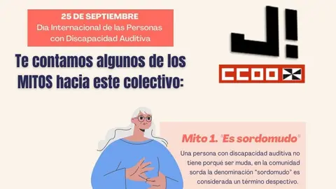 ccoo jovenes discapacidad auditiva