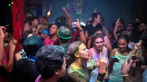 ocio nocturno baile marcha noche