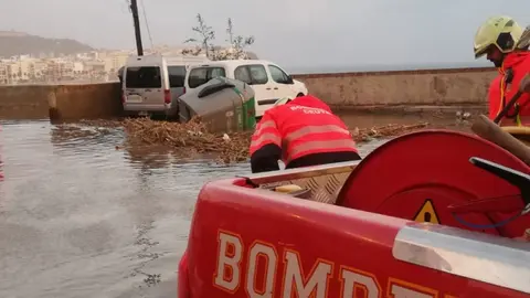 bomberos inundacion