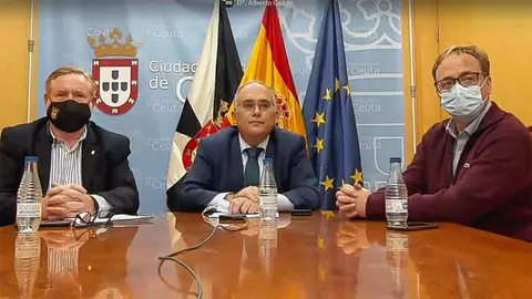 Francisco P&eacute;rez Hita, Alberto Gait&aacute;n y Guillermo Mart&iacute;nez