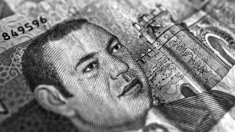 Imagen de Mohamed VI en un billete