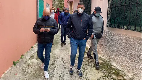 Visita del grupo socialista al Serrallo
