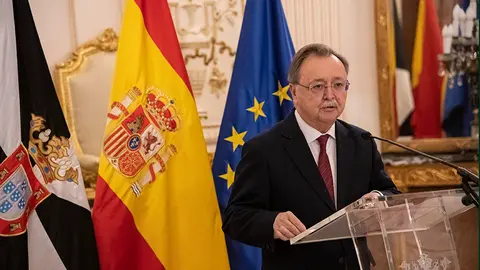 Juan Vivas, este lunes en el Sal&oacute;n del Trono