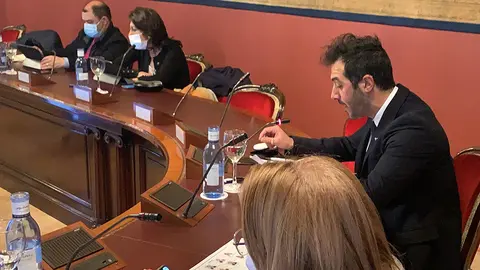 Jos&eacute; Mar&iacute;a Mora durante su comparecencia en el Senado