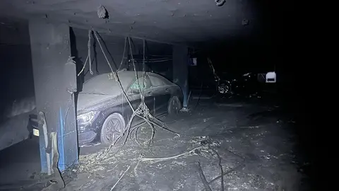 Garage incendiado