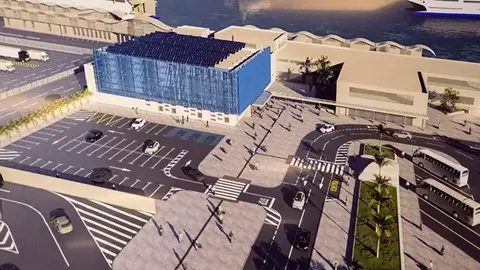 Proyecto d ela nueva estaci&oacute;n mar&iacute;tima de Ceuta