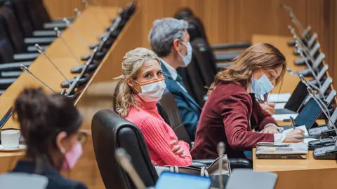 teresa lopez en la comision de infancia del congreso