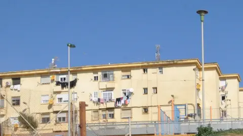 Bloques de viviendas en la barriada de Pr&iacute;ncipe Felipe.