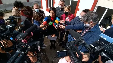 Kissy Chandiramani atiende a los medios
