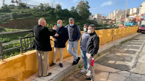 Visita del PSOE al grupo Roc&iacute;o