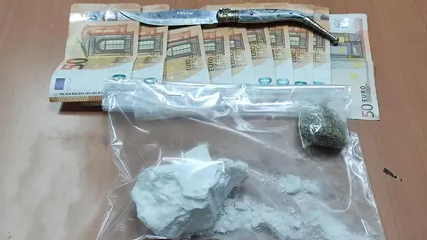 Cocaina incautada