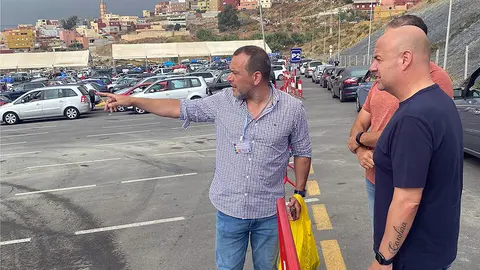 Visita de la Ejecutiva dep PSOE a la parcela de embolsamiento