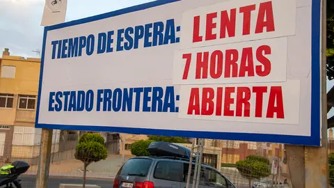 Atasco en la frontera del Tarajal-1