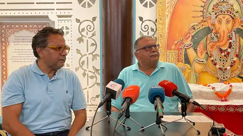 Ramesh Chandiramani, durante una rueda de prensa