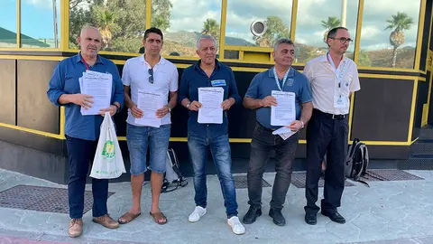 Representantes sindicales de los trabajadores de prisiones