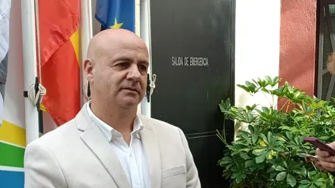 Juan Guti&eacute;rrez, durante un encuentro con periodistas