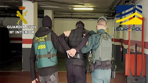 Guardia Civil en una operaci&oacute;n de Europol
