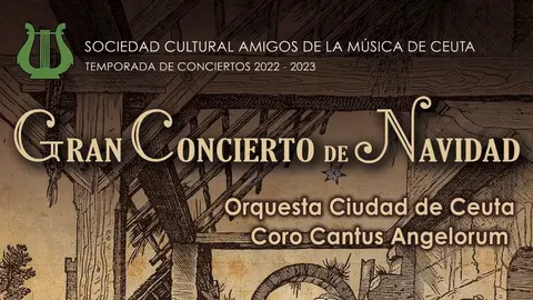 Parte del cartel promocional del 'Gran Concierto de Navidad' de 2022