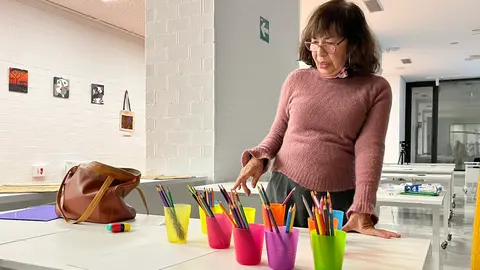 Lirio Rodr&iacute;guez, durante un evento de Podemos