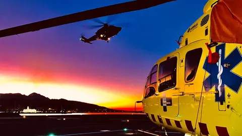 Helic&oacute;ptero sanitario de Ingesa