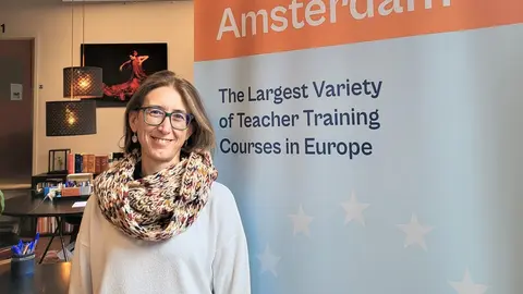 Estela Navarro, durante su estancia en &Aacute;msterdam