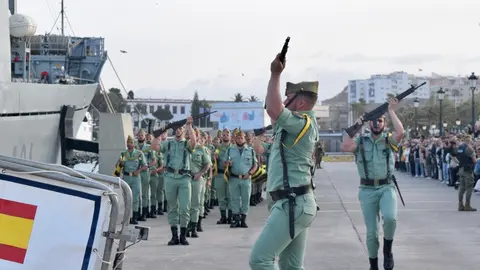 Legi&oacute;n legionarios embarque Contramaestre Casado Semana Santa 2023