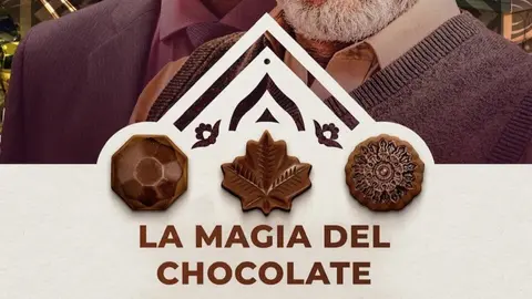 Parte del cartel promocional de la pel&iacute;cula 'La magia del chocolate'