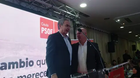  El candidato Guti&eacute;rrez junto al Zapatero en el iftar con los simpatizantes socialistas 