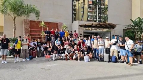Un grupo de alumnos del CIFP n&ordm; 1, durante una visita al Centro de Supercomputaci&oacute;n y Bioinnovaci&oacute;n de M&aacute;laga