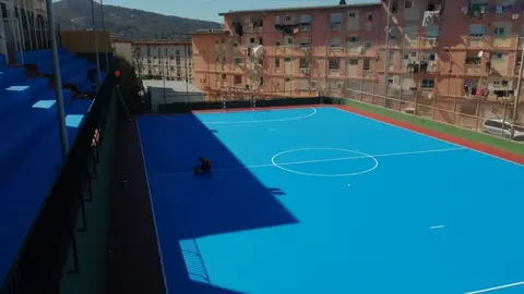 Pista polideportiva de Zurr&oacute;n
