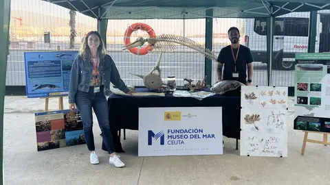 Stand informativo del 'Museo Abierto' / Autoridad Portuaria