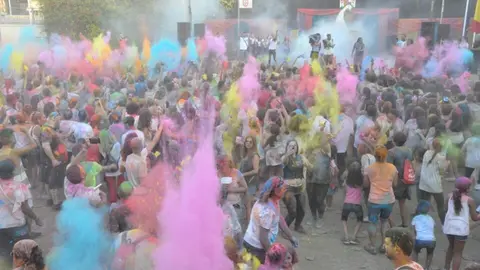 El auditorio de La Marina, durante el Holi de 2019 / Archivo